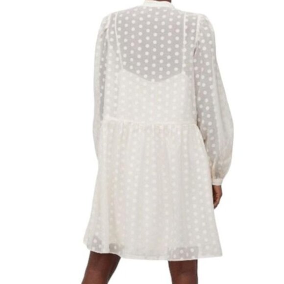 NWT H&M Ivory Victorian Cottagecore Dress - Picture 10 of 10